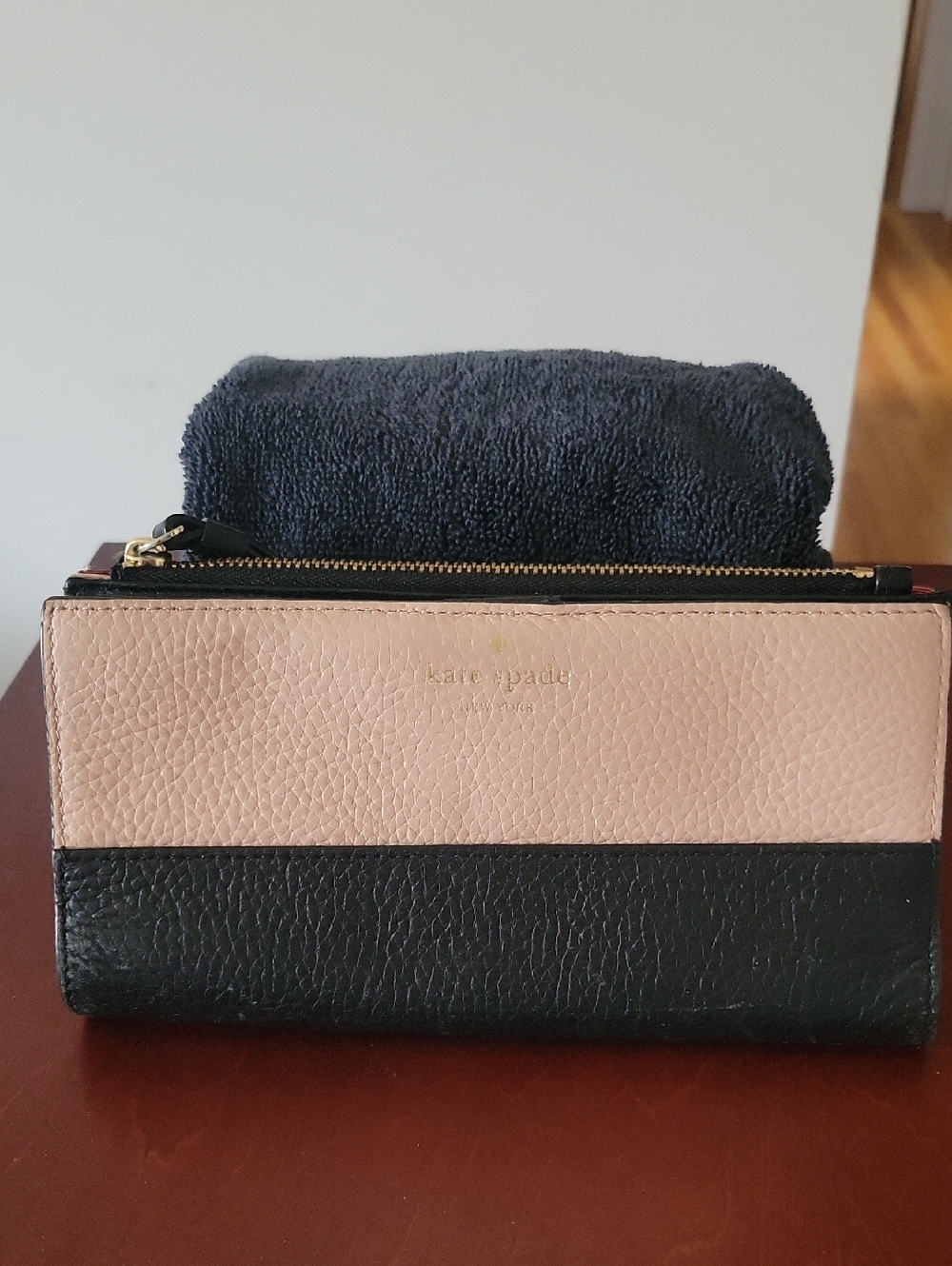 Kate Spade Wallet Pink & Black
